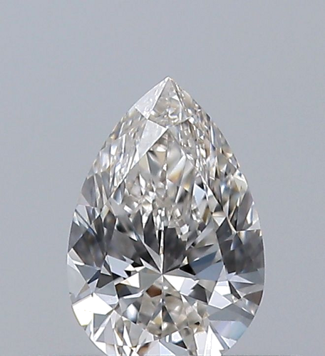 0.3 carat I-VVS2 Natūralus Pear Deimantas (1)