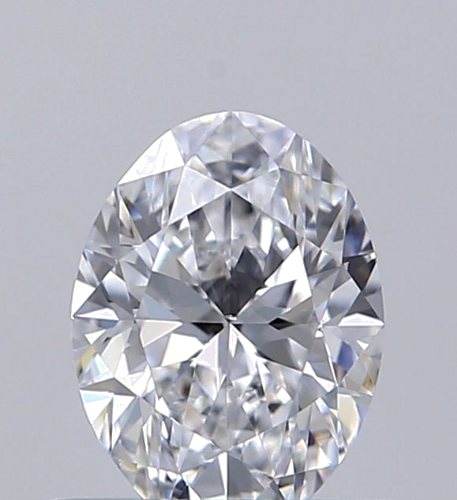 0.5 carat D-VS2 Natūralus Oval Deimantas (1)