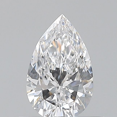 0.5 carat D-VVS1 Natūralus Pear Deimantas (1)