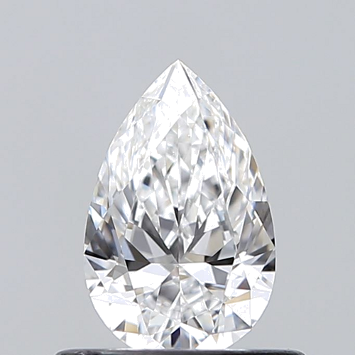 0.5 carat D-VS2 Natūralus Pear Deimantas (1)