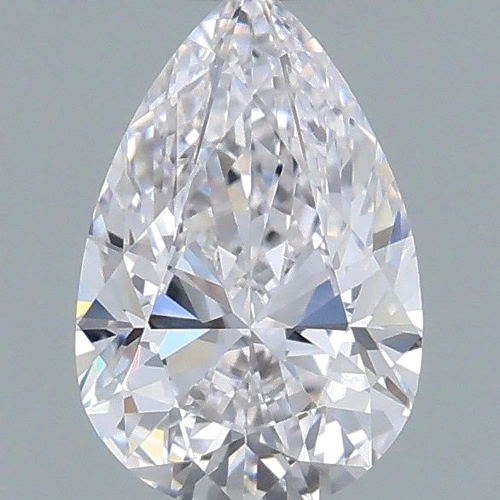 0.5 carat E-VVS1 Natūralus Pear Deimantas (1)