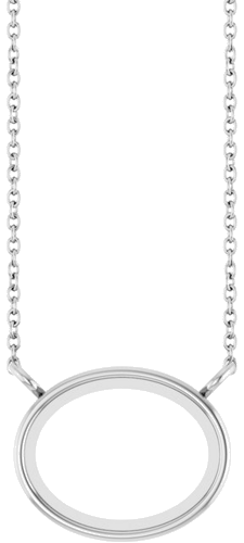 Pakabukas „Bezel-Set Cabochon“ 925 Sidabro Oval 9mm x 7mm (1)
