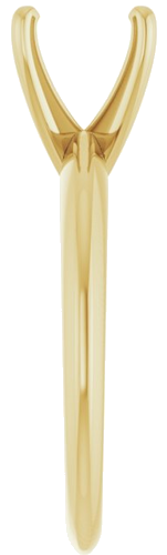 Sužadėtuvių Žiedas „Solitaire“ 585 Geltonojo Aukso Round 7.8mm x 8.6mm (4)