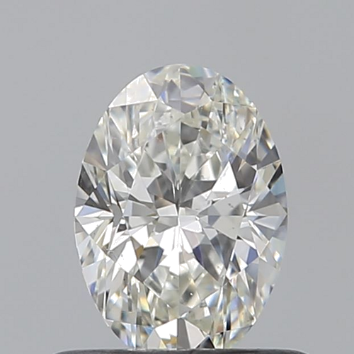 0.5 carat I-SI1 Natūralus Oval Deimantas (1)