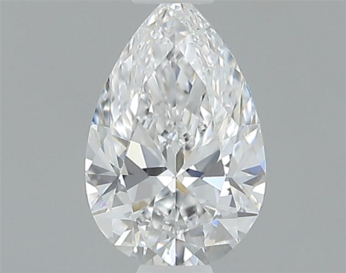 0.34 carat D-VVS1 Natūralus Pear Deimantas (1)