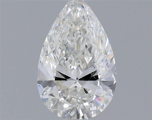 0.5 carat G-SI2 Natūralus Pear Deimantas (1)