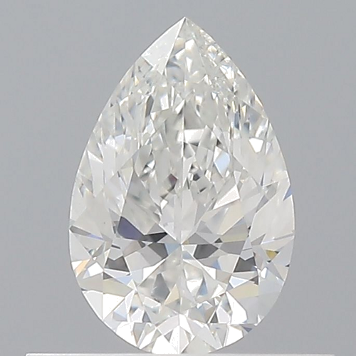 0.5 carat G-VS2 Natūralus Pear Deimantas (1)