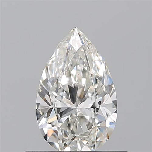 0.52 carat H-SI1 Natūralus Pear Deimantas (1)