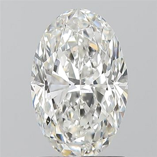 1.5 carat H-SI2 Natūralus Oval Deimantas (1)