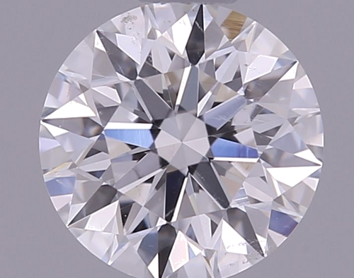 0.52 carat F-SI2 Excellent cut Natūralus Round Deimantas (1)
