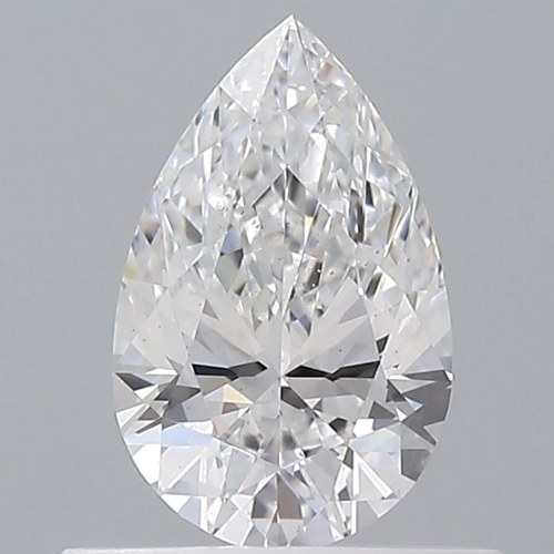 0.5 carat D-SI1 Natūralus Pear Deimantas (1)