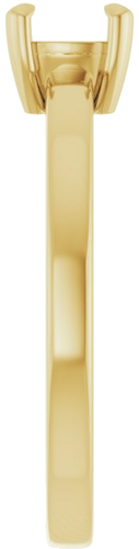 Sužadėtuvių Žiedas „Claw-Prong Solitaire“ 14k yellow gold Cushion 5mm (4)
