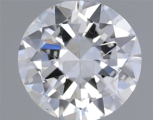0.5 carat F-SI2 GD cut Natūralus Round Deimantas (1)