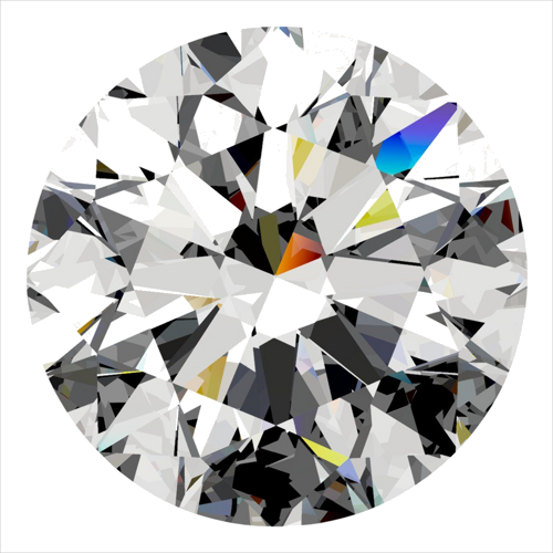 0.52 carat G-VS1 Excellent cut Natūralus Round Deimantas (1)