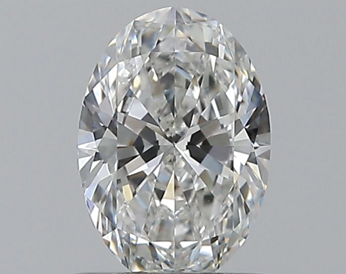 0.59 carat G-VVS2 Natūralus Oval Deimantas (1)
