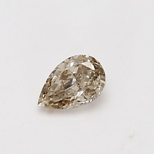 0.32 carat Fancy Light Yellow-SI2 Natūralus Pear Deimantas (1)