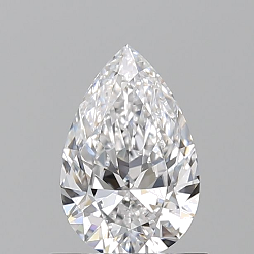 0.7 carat D-VVS1 Natūralus Pear Deimantas (1)