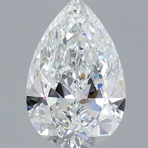 2.0 carat E-VVS1 Natūralus Pear Deimantas (1)