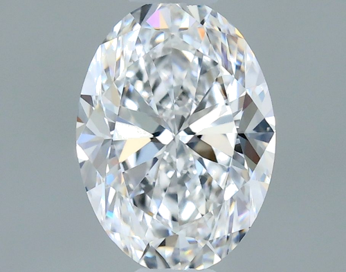 0.5 carat D-VVS1 Natūralus Oval Deimantas (1)