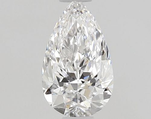 0.5 carat D-VS2 Natūralus Pear Deimantas (1)