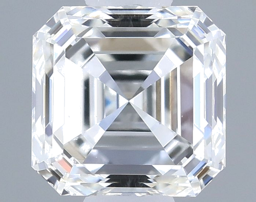 0.5 carat G-VS2 Natūralus Asscher Deimantas (1)