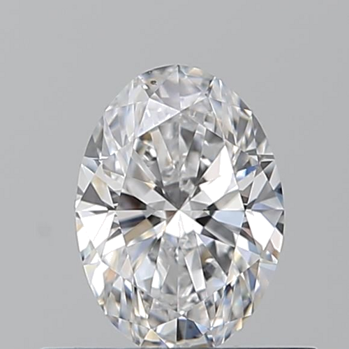 0.5 carat D-VS2 Natūralus Oval Deimantas (1)