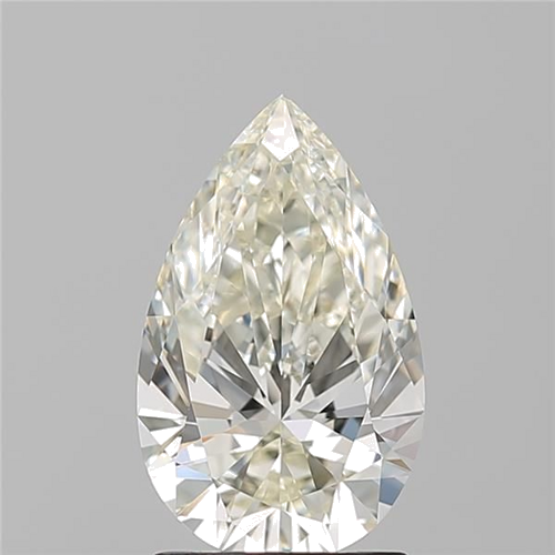 1.73 carat K-VVS1 Natūralus Pear Deimantas (1)