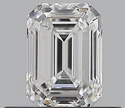 0.51 carat F-VVS2 Natūralus Emerald Deimantas (1)