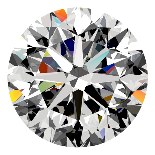 0.3 carat G-VVS1 GD cut Natūralus Round Deimantas (1)