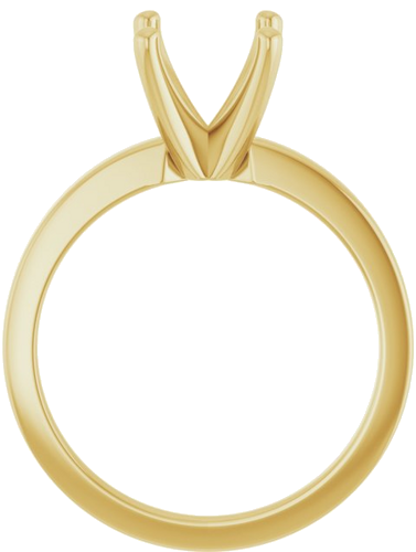 Sužadėtuvių Žiedas „Solitaire“ 14k yellow gold Round 8mm (2)