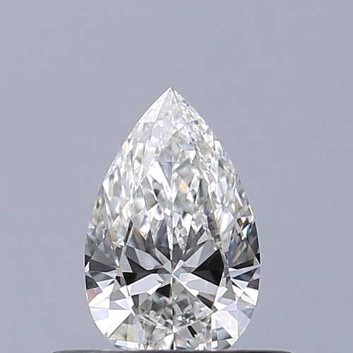 0.32 carat F-VVS2 Natūralus Pear Deimantas (1)