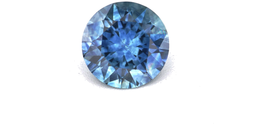 0.61 carat BLUE Round Safyras (1)
