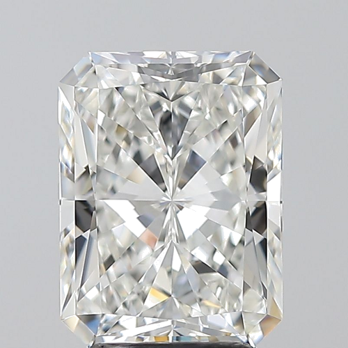 3.01 carat H-VVS2 Natūralus Radiant Deimantas (1)