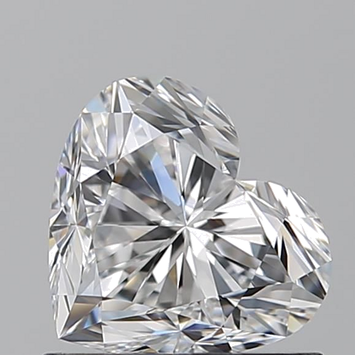 0.97 carat D-VVS1 Natūralus Heart Deimantas (1)