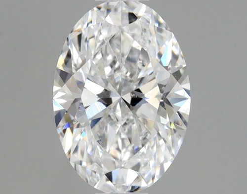 0.7 carat D-SI1 Natūralus Oval Deimantas (1)
