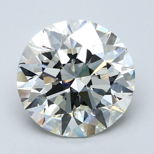 8.03 carat K-SI2 Excellent cut Natūralus Round Deimantas (1)