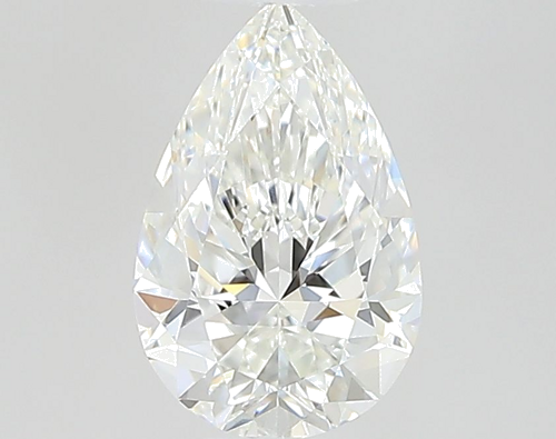 0.6 carat H-VS1 Natūralus Pear Deimantas (1)