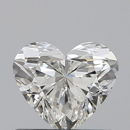 0.55 carat J-VVS1 Natūralus Heart Deimantas (1)