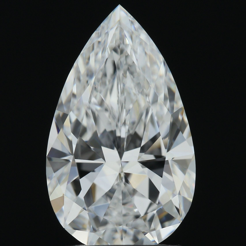 2.01 carat D-IF Natūralus Pear Deimantas (1)