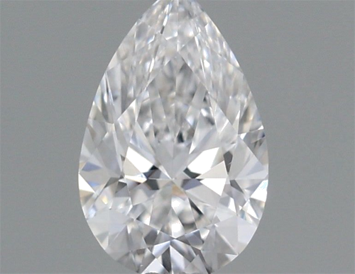 0.3 carat D-VS1 Natūralus Pear Deimantas (1)