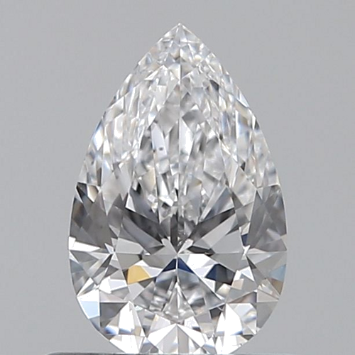 0.5 carat D-VS2 Natūralus Pear Deimantas (1)