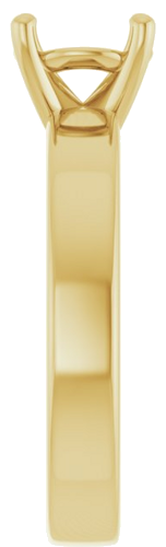 Sužadėtuvių Žiedas „Solitaire“ 585 Geltonojo Aukso Round 7.4mm (4)