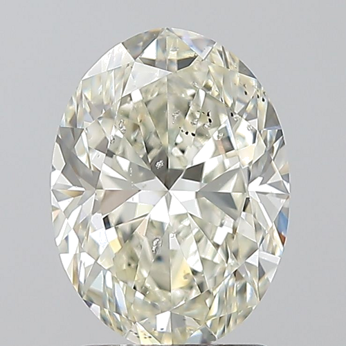 2.01 carat K-SI2 Natūralus Oval Deimantas (1)