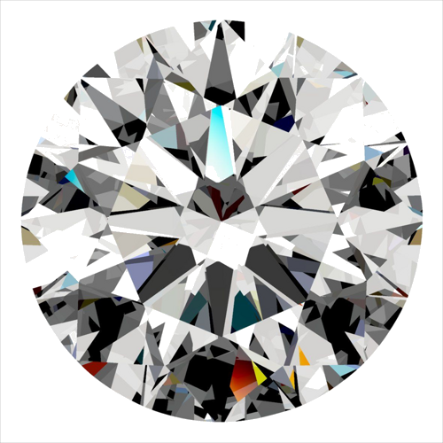 0.33 carat F-SI2 Excellent cut Natūralus Round Deimantas (1)