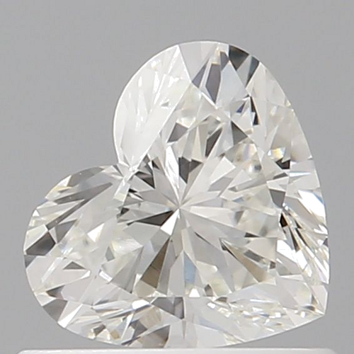 0.53 carat H-VVS1 Natūralus Heart Deimantas (1)
