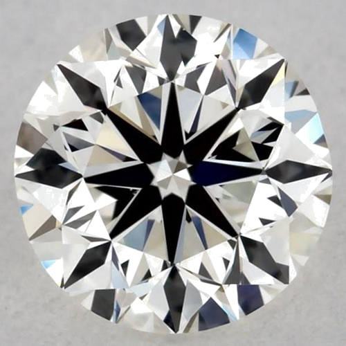 0.5 carat J-VVS1 Very Good cut Natūralus Round Deimantas (1)