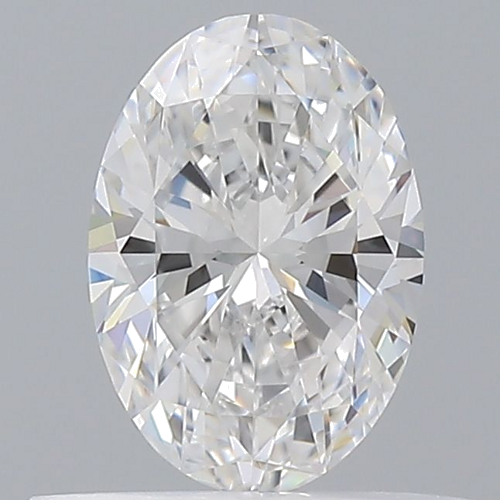 0.5 carat D-VS2 Natūralus Oval Deimantas (1)