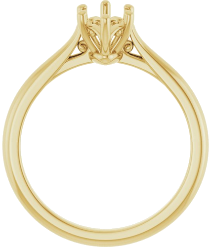 Sužadėtuvių Žiedas „Solitaire“ 585 Geltonojo Aukso Marquise 10mm x 5mm (2)