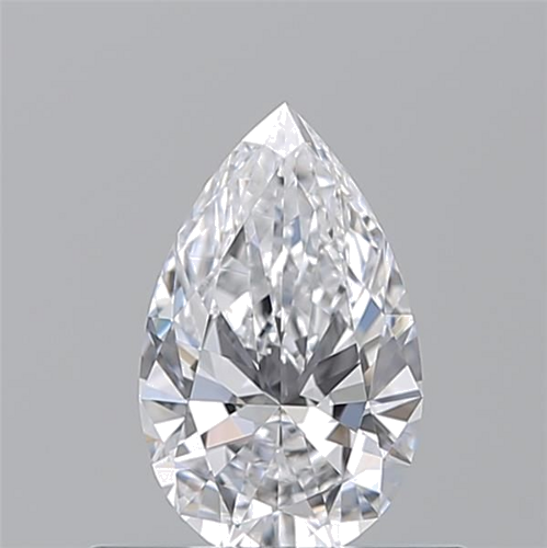 0.5 carat D-VVS1 Natūralus Pear Deimantas (1)