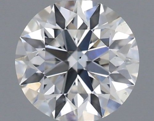 0.43 carat F-SI1 Excellent cut Natūralus Round Deimantas (1)